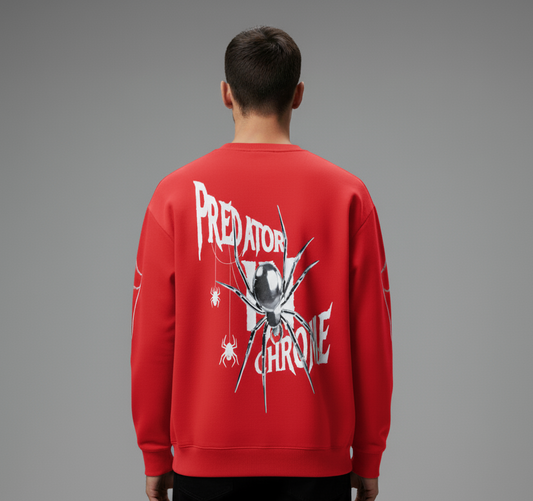 RED PREDATOR CHROME EDITION SWEATSHIRT